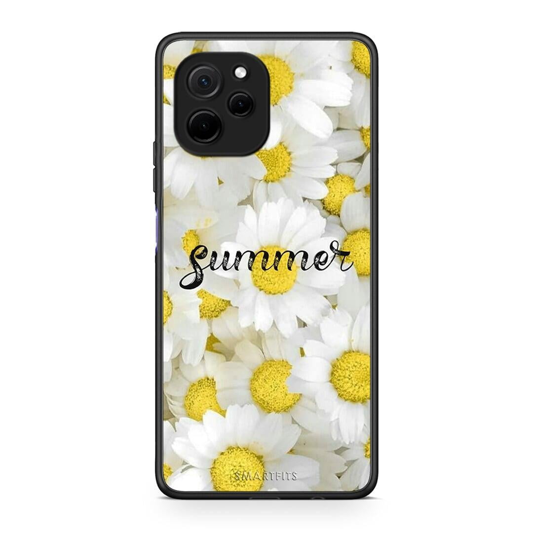 Θήκη Huawei Nova Y61 Summer Daisies από τη Smartfits με σχέδιο στο πίσω μέρος και μαύρο περίβλημα | Huawei Nova Y61 Summer Daisies Case with Colorful Back and Black Bezels