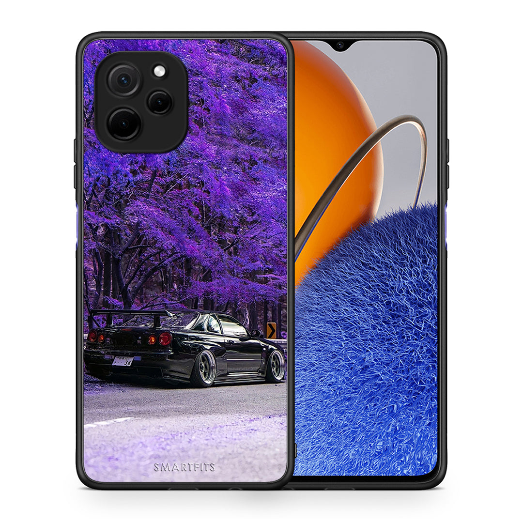 Θήκη Huawei Nova Y61 Super Car από τη Smartfits με σχέδιο στο πίσω μέρος και μαύρο περίβλημα | Huawei Nova Y61 Super Car Case with Colorful Back and Black Bezels