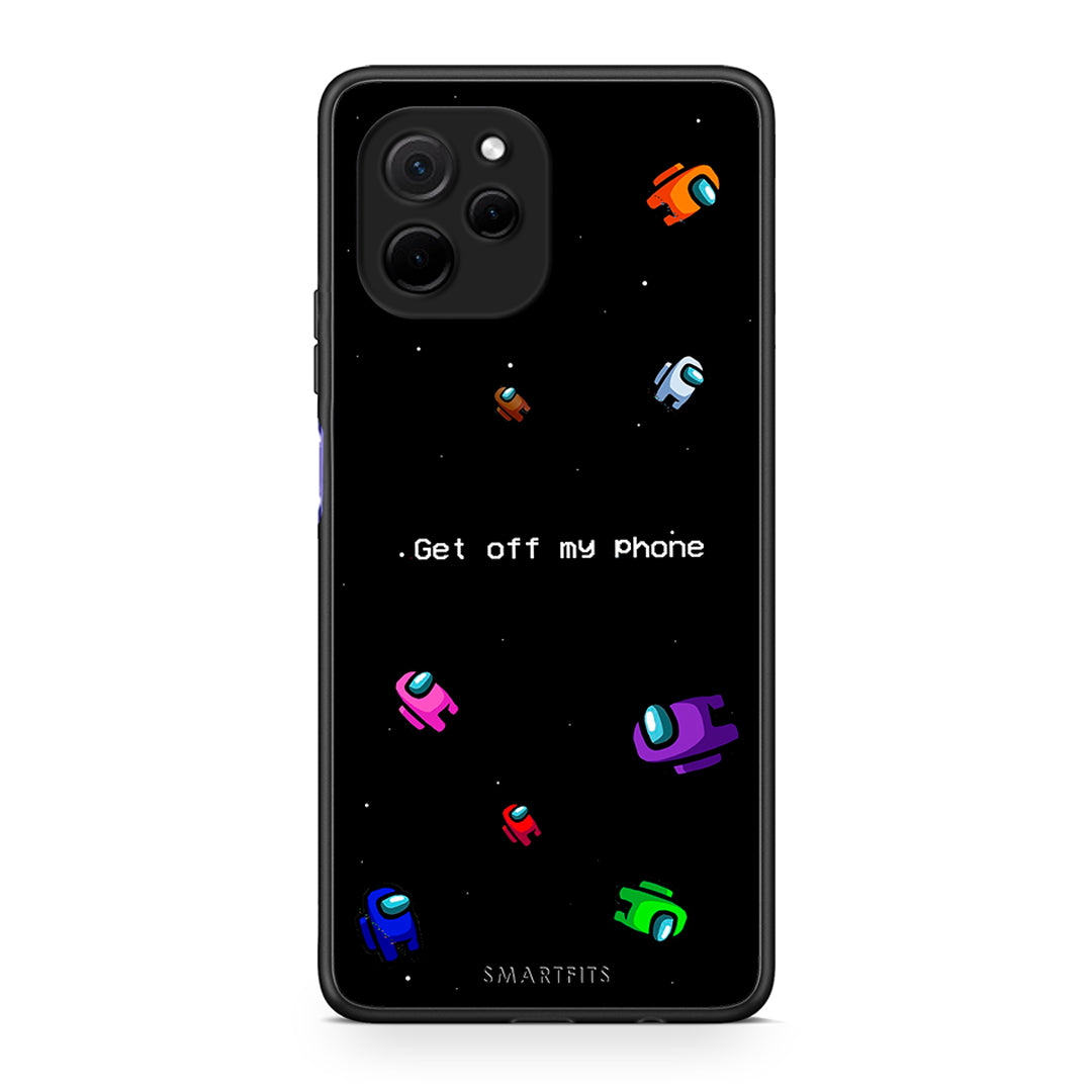 Θήκη Huawei Nova Y61 Text AFK από τη Smartfits με σχέδιο στο πίσω μέρος και μαύρο περίβλημα | Huawei Nova Y61 Text AFK Case with Colorful Back and Black Bezels