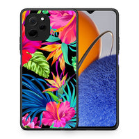 Thumbnail for Θήκη Huawei Nova Y61 Tropical Flowers από τη Smartfits με σχέδιο στο πίσω μέρος και μαύρο περίβλημα | Huawei Nova Y61 Tropical Flowers Case with Colorful Back and Black Bezels