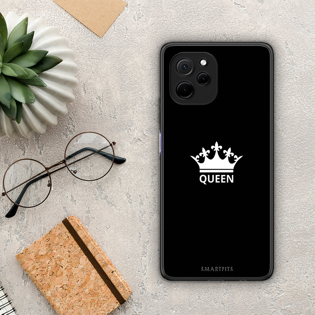 Θήκη Huawei Nova Y61 Valentine Queen από τη Smartfits με σχέδιο στο πίσω μέρος και μαύρο περίβλημα | Huawei Nova Y61 Valentine Queen Case with Colorful Back and Black Bezels