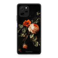 Thumbnail for Θήκη Huawei Nova Y61 Vintage Roses από τη Smartfits με σχέδιο στο πίσω μέρος και μαύρο περίβλημα | Huawei Nova Y61 Vintage Roses Case with Colorful Back and Black Bezels