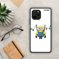 Thumbnail for Θήκη Huawei Nova Y61 Xmas Minion Lights από τη Smartfits με σχέδιο στο πίσω μέρος και μαύρο περίβλημα | Huawei Nova Y61 Xmas Minion Lights Case with Colorful Back and Black Bezels