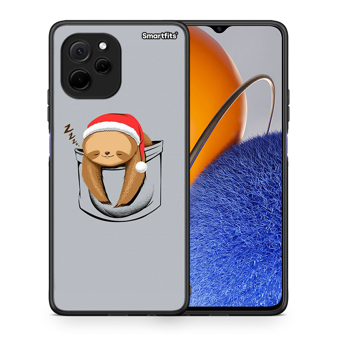 Θήκη Huawei Nova Y61 Xmas Zzzz από τη Smartfits με σχέδιο στο πίσω μέρος και μαύρο περίβλημα | Huawei Nova Y61 Xmas Zzzz Case with Colorful Back and Black Bezels