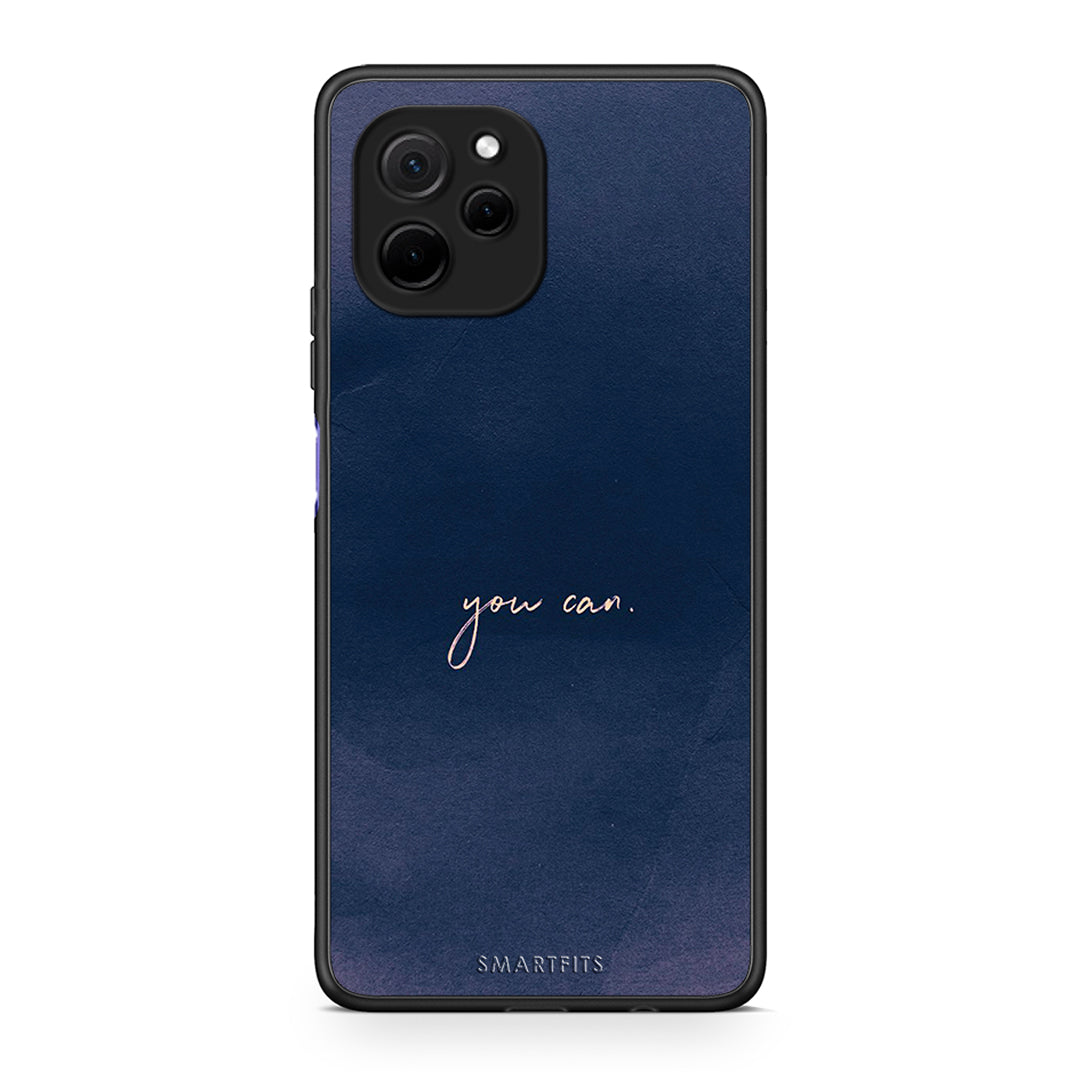 Θήκη Huawei Nova Y61 You Can από τη Smartfits με σχέδιο στο πίσω μέρος και μαύρο περίβλημα | Huawei Nova Y61 You Can Case with Colorful Back and Black Bezels