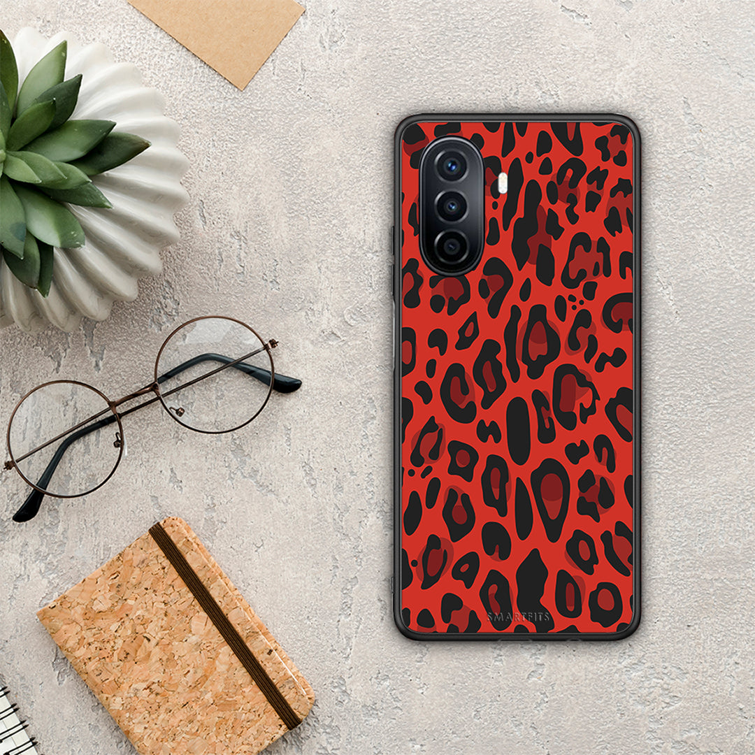 Animal Red Leopard - Huawei Nova Y70 / Y70 Plus case