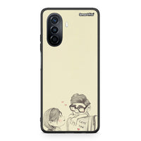 Thumbnail for Huawei Nova Y70 Carl And Ellie θήκη από τη Smartfits με σχέδιο στο πίσω μέρος και μαύρο περίβλημα | Smartphone case with colorful back and black bezels by Smartfits