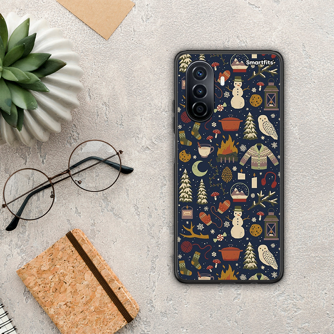 Christmas Elements - Huawei Nova Y70 / Y70 Plus case