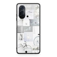 Thumbnail for Huawei Nova Y70 Collage Make Me Wonder Θήκη Αγίου Βαλεντίνου από τη Smartfits με σχέδιο στο πίσω μέρος και μαύρο περίβλημα | Smartphone case with colorful back and black bezels by Smartfits
