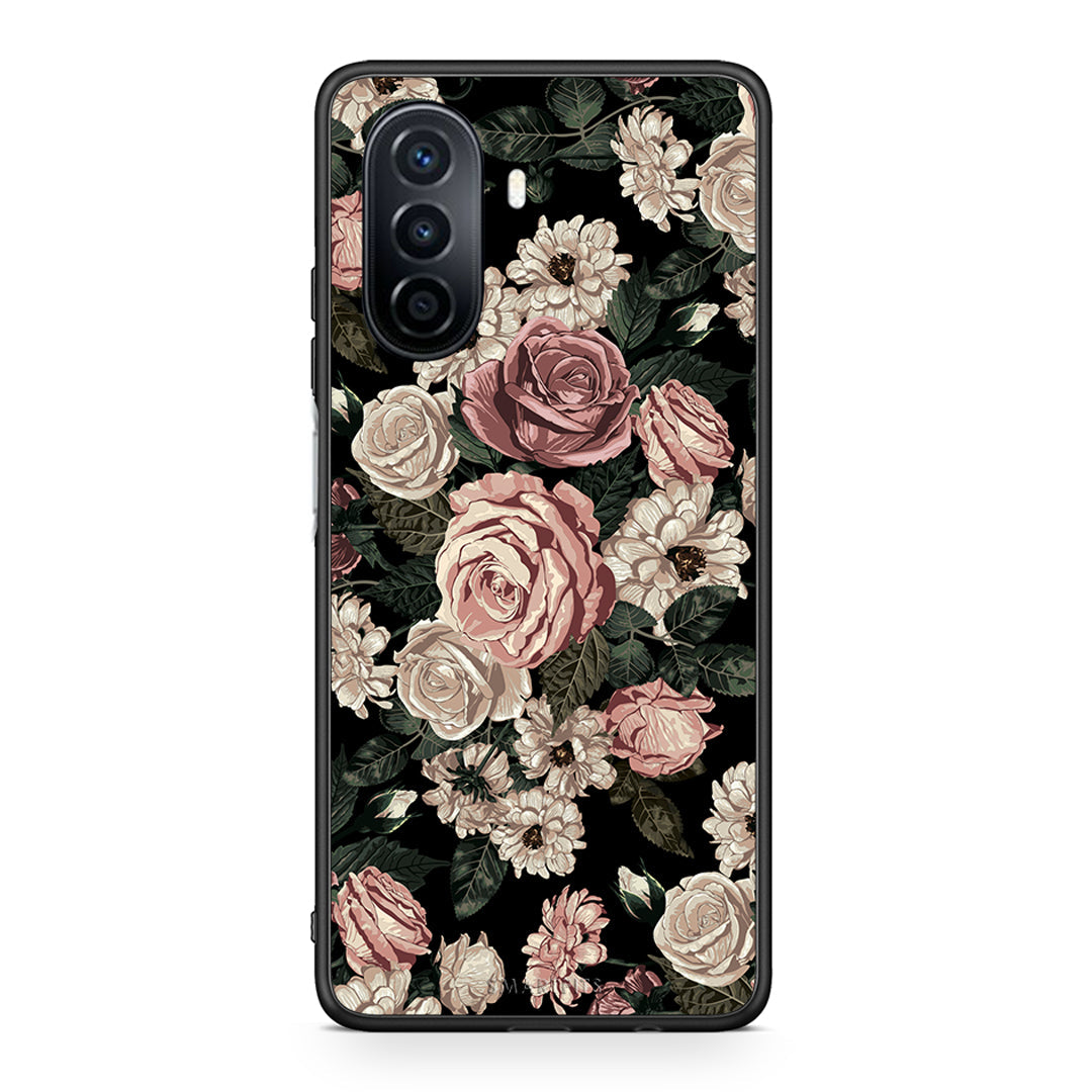4 - Huawei Nova Y70 Wild Roses Flower case, cover, bumper
