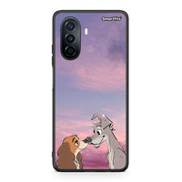 Thumbnail for Huawei Nova Y70 Lady And Tramp θήκη από τη Smartfits με σχέδιο στο πίσω μέρος και μαύρο περίβλημα | Smartphone case with colorful back and black bezels by Smartfits