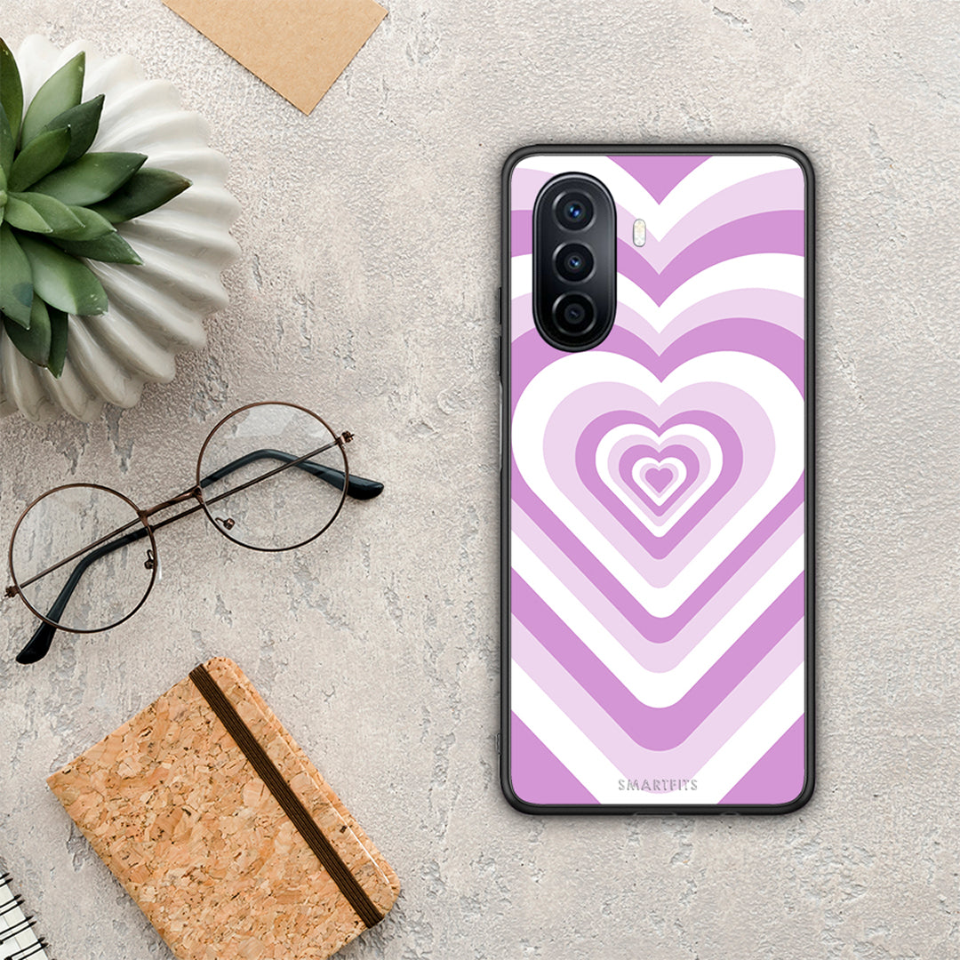 Lilac Hearts - Huawei Nova Y70 / Y70 Plus case