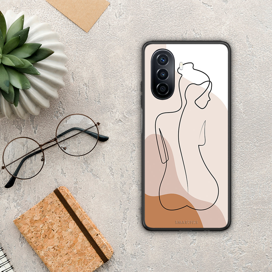 Lineart Woman - Huawei Nova Y70 / Y70 Plus case