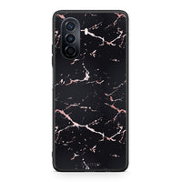 Thumbnail for 4 - Huawei Nova Y70 Black Rosegold Marble case, cover, bumper