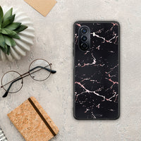 Thumbnail for Marble Black Rosegold - Huawei Nova Y70 / Y70 Plus case