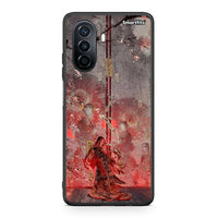 Thumbnail for Huawei Nova Y70 Nezuko Kamado θήκη από τη Smartfits με σχέδιο στο πίσω μέρος και μαύρο περίβλημα | Smartphone case with colorful back and black bezels by Smartfits