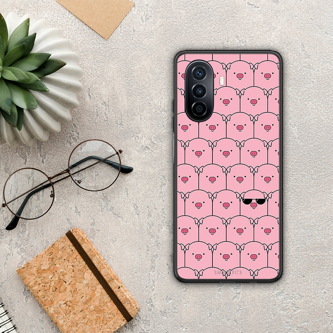 Pig Glasses - Huawei Nova Y70 / Y70 Plus case