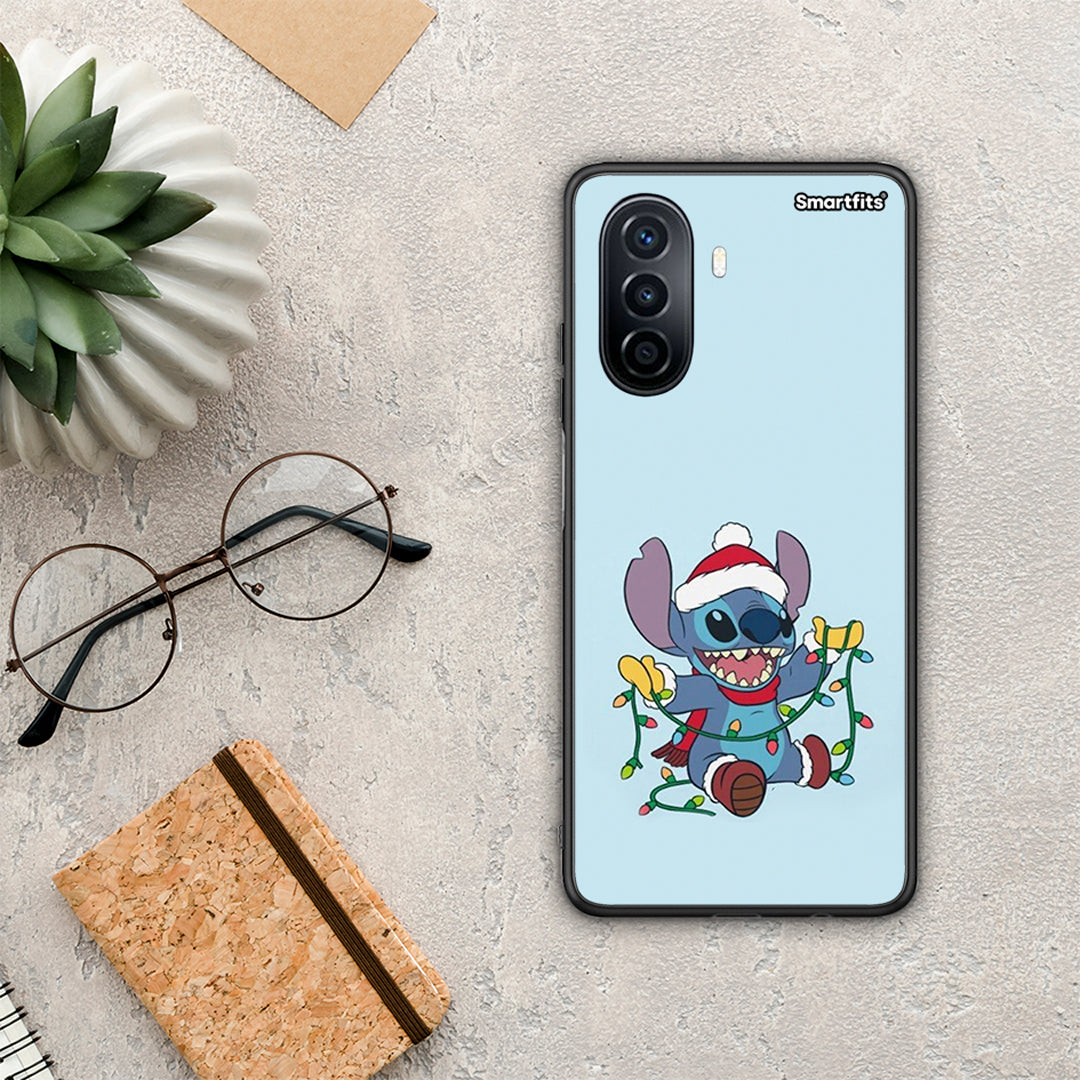 Santa Stich - Huawei Nova Y70 / Y70 Plus case