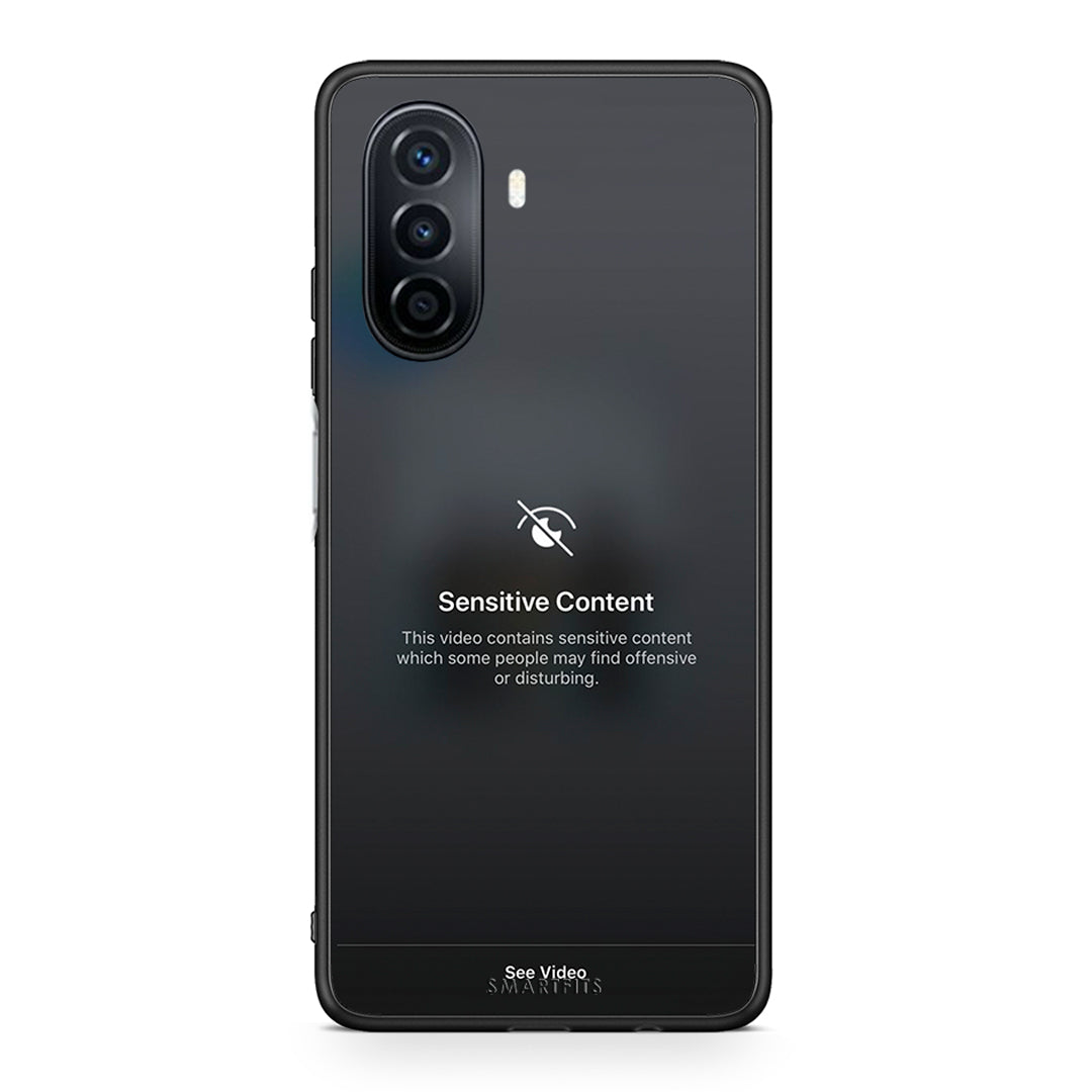 Huawei Nova Y70 Sensitive Content θήκη από τη Smartfits με σχέδιο στο πίσω μέρος και μαύρο περίβλημα | Smartphone case with colorful back and black bezels by Smartfits