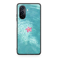 Thumbnail for Huawei Nova Y70 Water Flower Θήκη από τη Smartfits με σχέδιο στο πίσω μέρος και μαύρο περίβλημα | Smartphone case with colorful back and black bezels by Smartfits