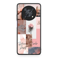 Thumbnail for Huawei Nova Y90 Aesthetic Collage θήκη από τη Smartfits με σχέδιο στο πίσω μέρος και μαύρο περίβλημα | Smartphone case with colorful back and black bezels by Smartfits
