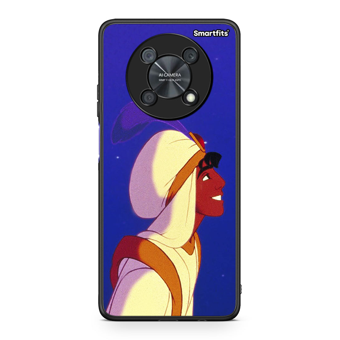 Huawei Nova Y90 Alladin And Jasmine Love 1 θήκη από τη Smartfits με σχέδιο στο πίσω μέρος και μαύρο περίβλημα | Smartphone case with colorful back and black bezels by Smartfits