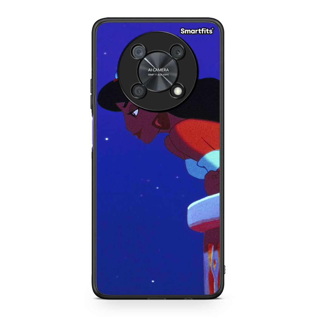 Huawei Nova Y90 Alladin And Jasmine Love 2 θήκη από τη Smartfits με σχέδιο στο πίσω μέρος και μαύρο περίβλημα | Smartphone case with colorful back and black bezels by Smartfits