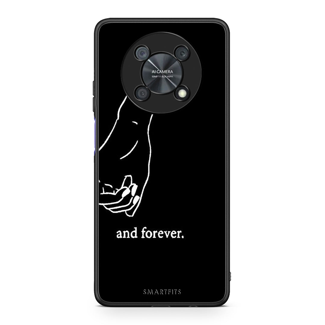 Huawei Nova Y90 Always & Forever 1 Θήκη Αγίου Βαλεντίνου από τη Smartfits με σχέδιο στο πίσω μέρος και μαύρο περίβλημα | Smartphone case with colorful back and black bezels by Smartfits