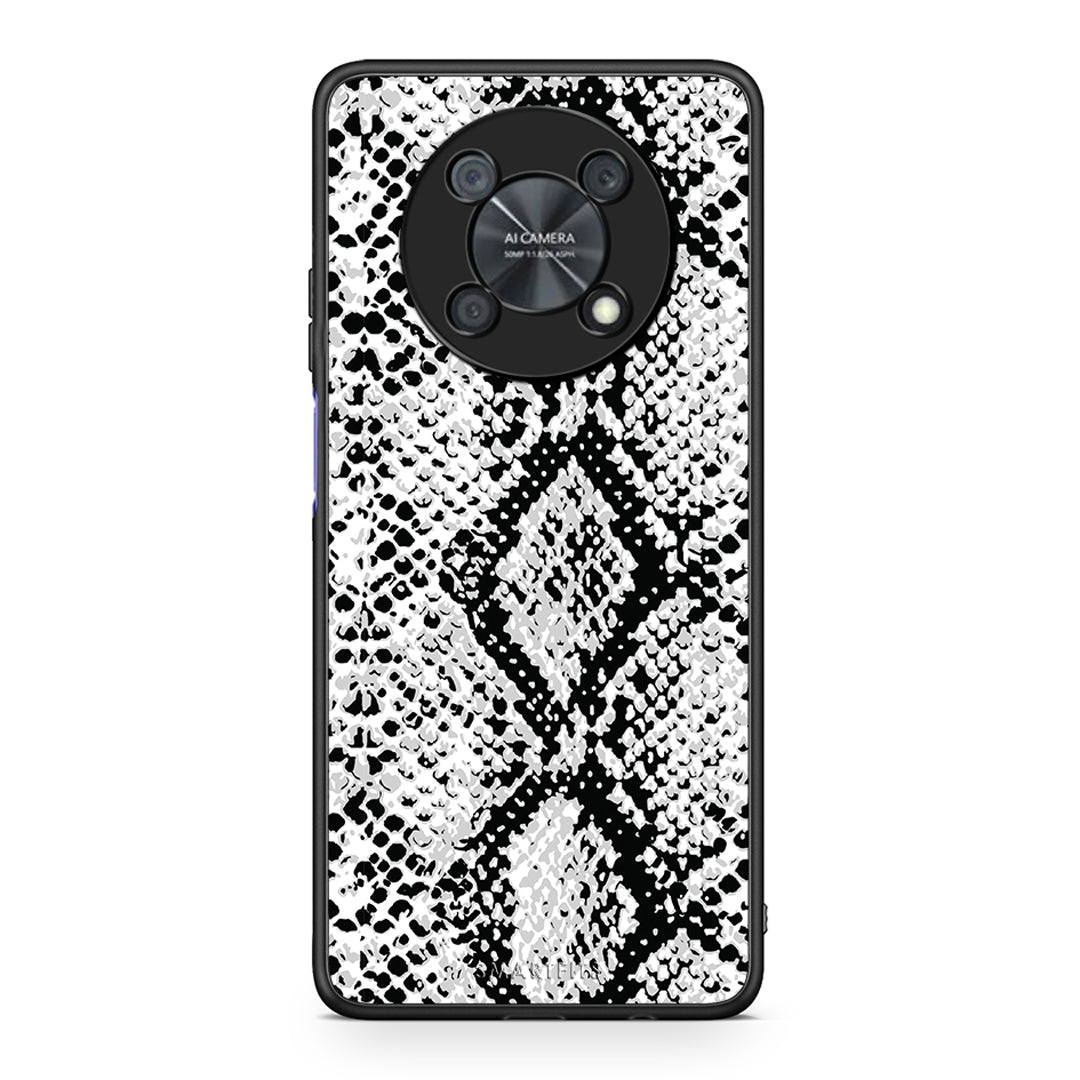 24 - Huawei Nova Y90 White Snake Animal case, cover, bumper