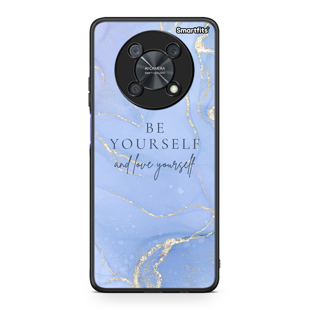 Huawei Nova Y90 Be Yourself θήκη από τη Smartfits με σχέδιο στο πίσω μέρος και μαύρο περίβλημα | Smartphone case with colorful back and black bezels by Smartfits