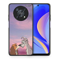 Thumbnail for Θήκη Huawei Nova Y90 Lady And Tramp από τη Smartfits με σχέδιο στο πίσω μέρος και μαύρο περίβλημα | Huawei Nova Y90 Lady And Tramp case with colorful back and black bezels