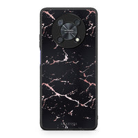 Thumbnail for 4 - Huawei Nova Y90 Black Rosegold Marble case, cover, bumper