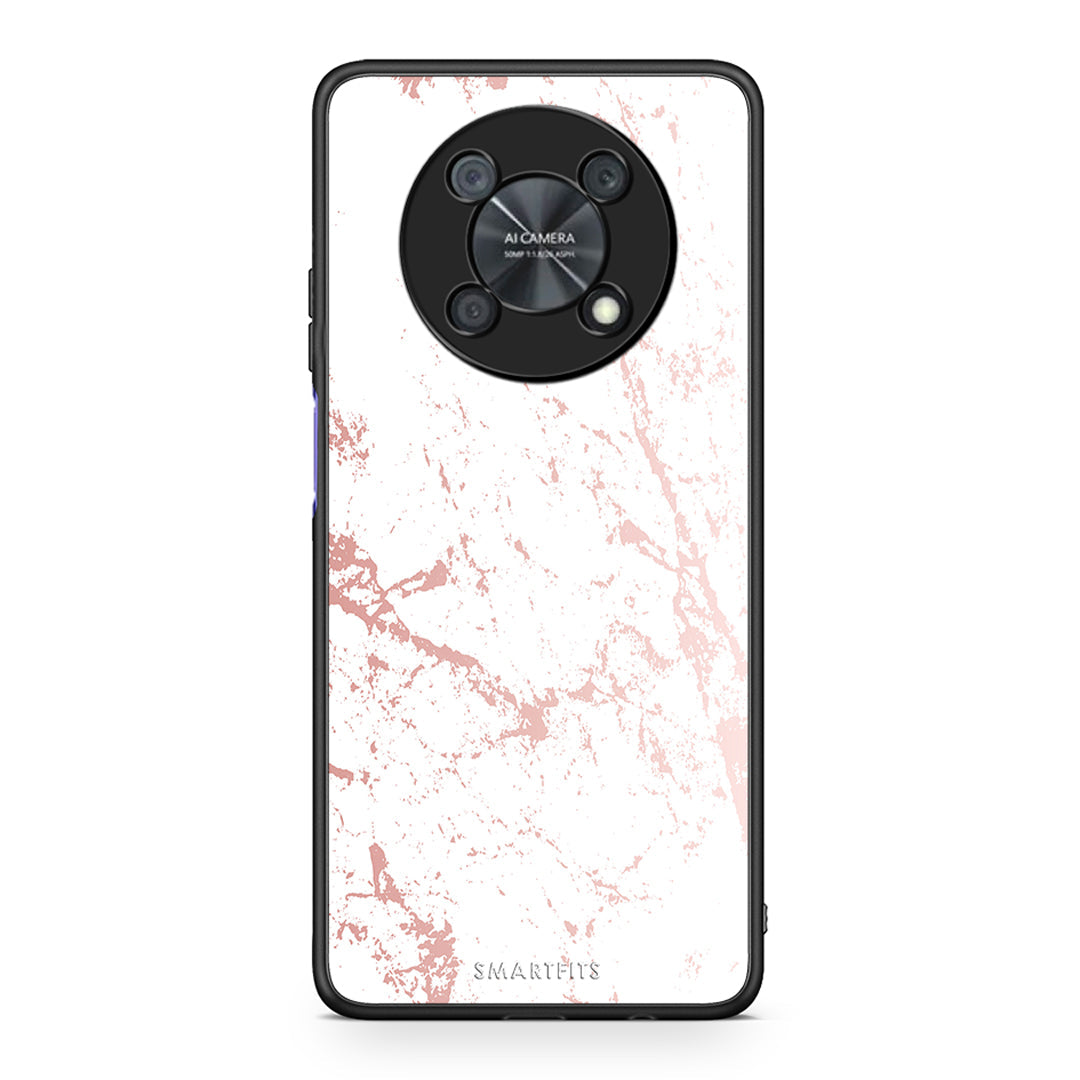 116 - Huawei Nova Y90 Pink Splash Marble case, cover, bumper