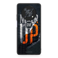 Thumbnail for Huawei Nova Y90 Never Give Up Θήκη Αγίου Βαλεντίνου από τη Smartfits με σχέδιο στο πίσω μέρος και μαύρο περίβλημα | Smartphone case with colorful back and black bezels by Smartfits