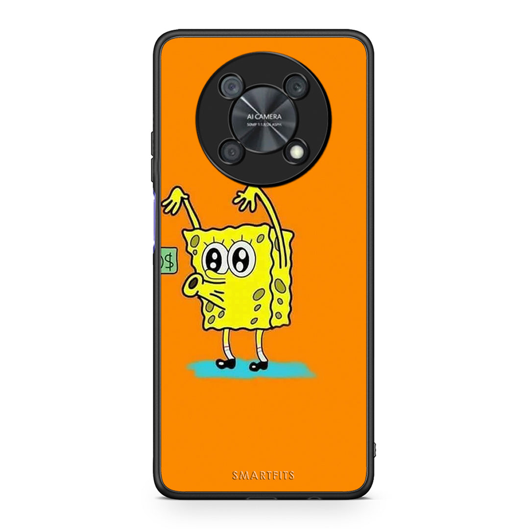 Huawei Nova Y90 No Money 2 Θήκη Αγίου Βαλεντίνου από τη Smartfits με σχέδιο στο πίσω μέρος και μαύρο περίβλημα | Smartphone case with colorful back and black bezels by Smartfits