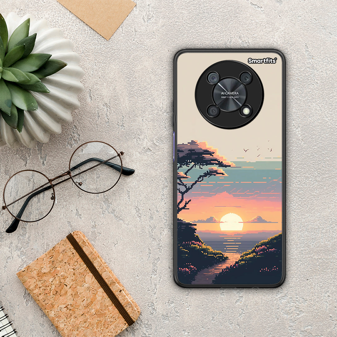 Pixel Sunset - Huawei Nova Y90 case