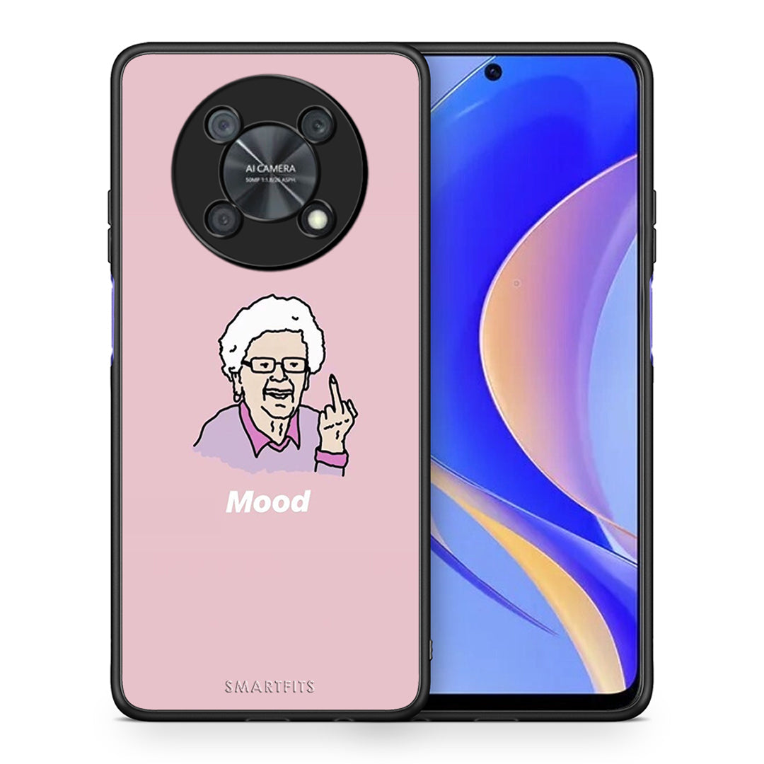 Θήκη Huawei Nova Y90 Mood PopArt από τη Smartfits με σχέδιο στο πίσω μέρος και μαύρο περίβλημα | Huawei Nova Y90 Mood PopArt case with colorful back and black bezels