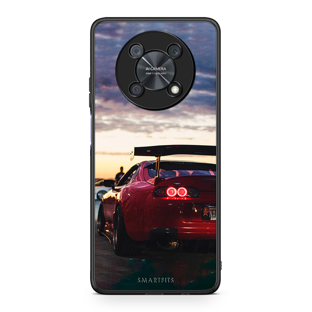 Huawei Nova Y90 Racing Supra θήκη από τη Smartfits με σχέδιο στο πίσω μέρος και μαύρο περίβλημα | Smartphone case with colorful back and black bezels by Smartfits