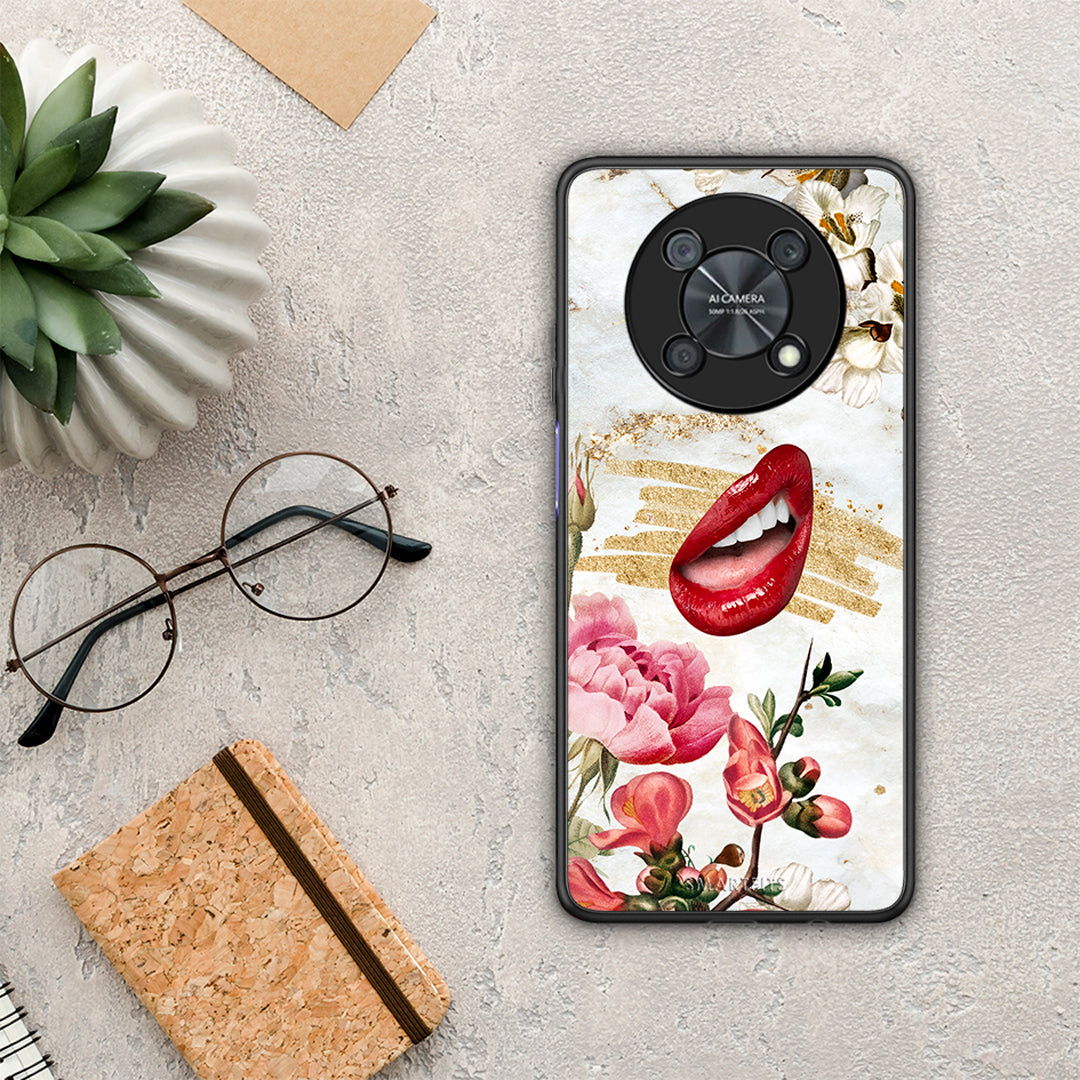 Red Lips - Huawei Nova Y90 case