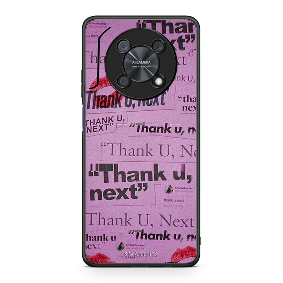 Huawei Nova Y90 Thank You Next Θήκη Αγίου Βαλεντίνου από τη Smartfits με σχέδιο στο πίσω μέρος και μαύρο περίβλημα | Smartphone case with colorful back and black bezels by Smartfits