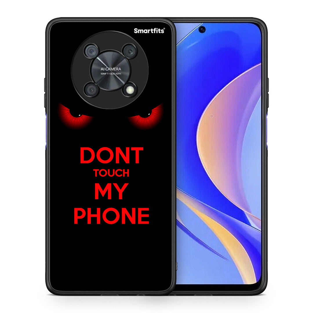 Θήκη Huawei Nova Y90 Touch My Phone από τη Smartfits με σχέδιο στο πίσω μέρος και μαύρο περίβλημα | Huawei Nova Y90 Touch My Phone case with colorful back and black bezels