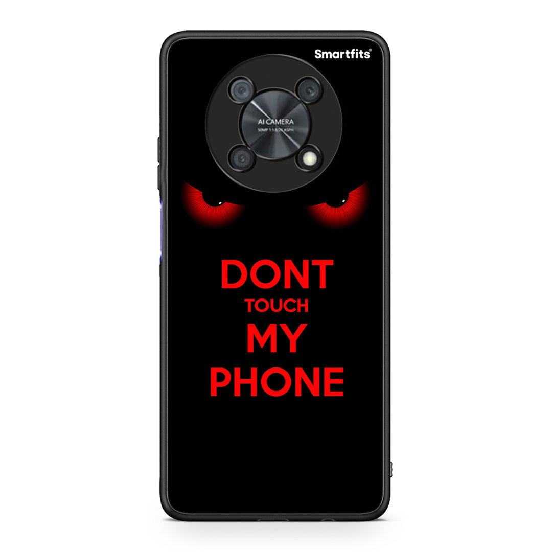 Huawei Nova Y90 Touch My Phone θήκη από τη Smartfits με σχέδιο στο πίσω μέρος και μαύρο περίβλημα | Smartphone case with colorful back and black bezels by Smartfits