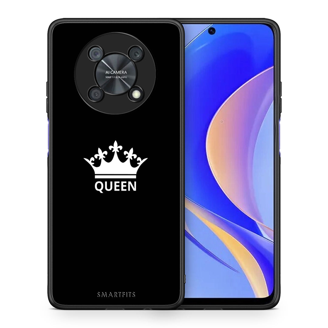 Θήκη Huawei Nova Y90 Queen Valentine από τη Smartfits με σχέδιο στο πίσω μέρος και μαύρο περίβλημα | Huawei Nova Y90 Queen Valentine case with colorful back and black bezels