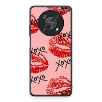 Thumbnail for Huawei Nova Y90 XOXO Lips θήκη από τη Smartfits με σχέδιο στο πίσω μέρος και μαύρο περίβλημα | Smartphone case with colorful back and black bezels by Smartfits