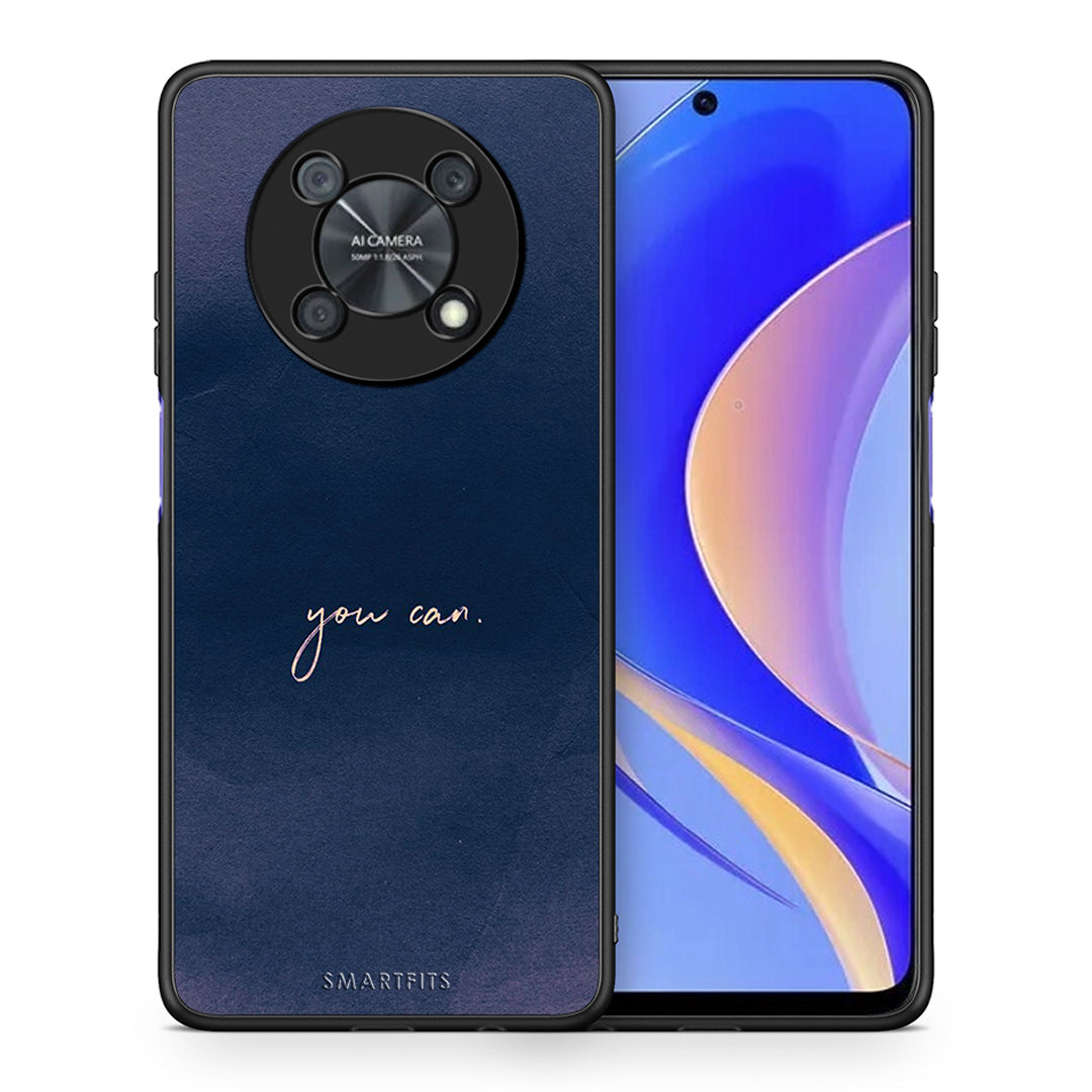 Θήκη Huawei Nova Y90 You Can από τη Smartfits με σχέδιο στο πίσω μέρος και μαύρο περίβλημα | Huawei Nova Y90 You Can case with colorful back and black bezels