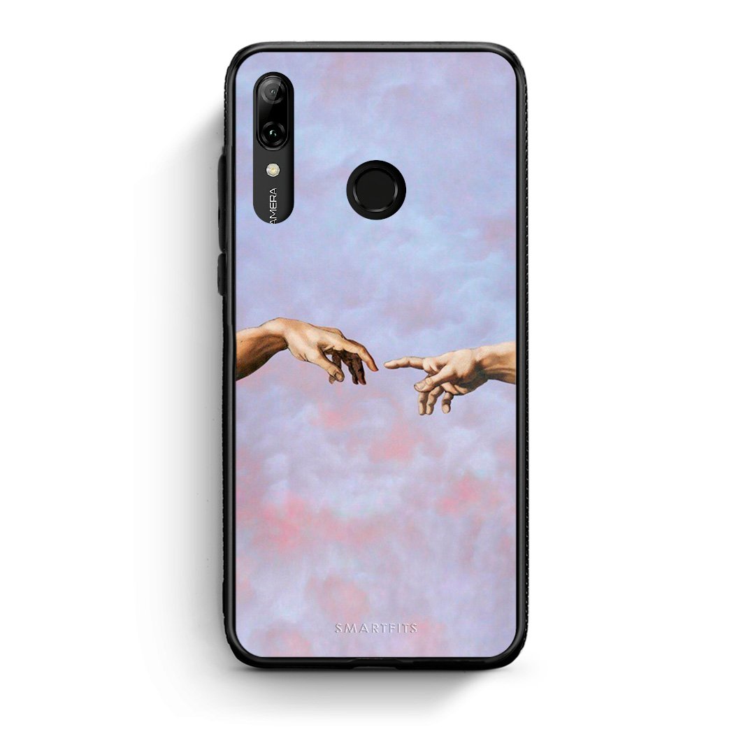 Huawei P Smart 2019 Adam Hand θήκη από τη Smartfits με σχέδιο στο πίσω μέρος και μαύρο περίβλημα | Smartphone case with colorful back and black bezels by Smartfits