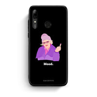 Thumbnail for Huawei P Smart 2019 Grandma Mood Black θήκη από τη Smartfits με σχέδιο στο πίσω μέρος και μαύρο περίβλημα | Smartphone case with colorful back and black bezels by Smartfits