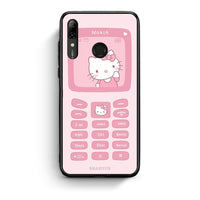 Thumbnail for Huawei P Smart 2019 Hello Kitten Θήκη Αγίου Βαλεντίνου από τη Smartfits με σχέδιο στο πίσω μέρος και μαύρο περίβλημα | Smartphone case with colorful back and black bezels by Smartfits