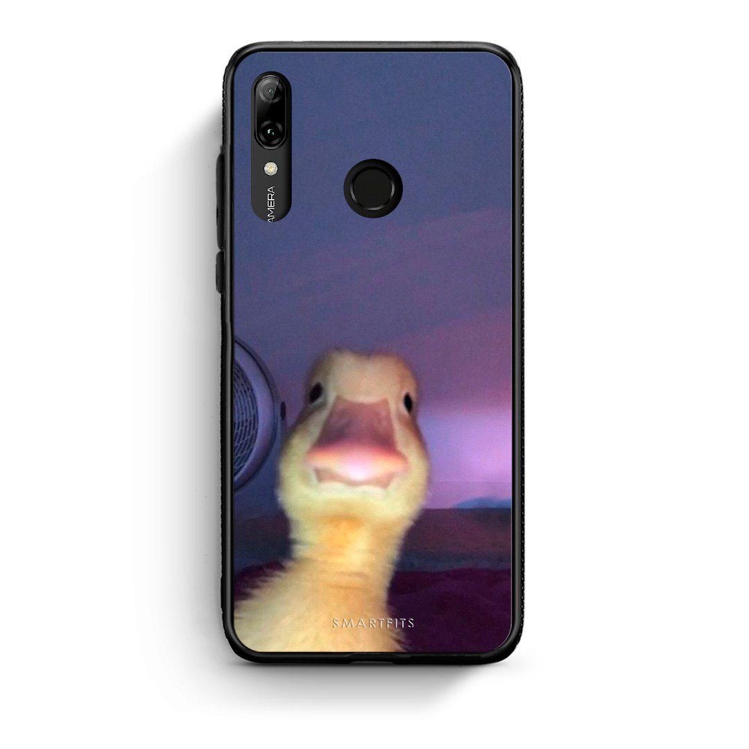 Huawei P Smart 2019 Meme Duck θήκη από τη Smartfits με σχέδιο στο πίσω μέρος και μαύρο περίβλημα | Smartphone case with colorful back and black bezels by Smartfits