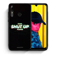 Thumbnail for Θήκη Huawei P Smart 2019 OMG ShutUp από τη Smartfits με σχέδιο στο πίσω μέρος και μαύρο περίβλημα | Huawei P Smart 2019 OMG ShutUp case with colorful back and black bezels